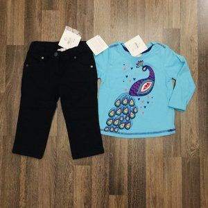 Hanna Andersson Set, Long Sleeve Tee and Pant